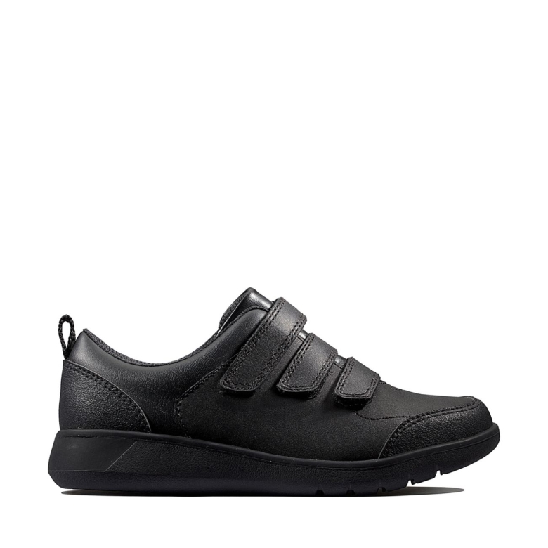 Scape Himmel Jugend Schwarzes Leder Clarks Schwarzes Leder