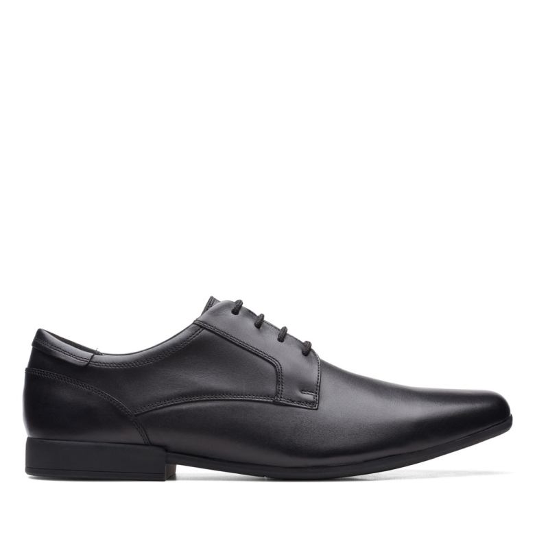 Sidton Spitze Schwarzes Leder Schwarzes Leder Clarks