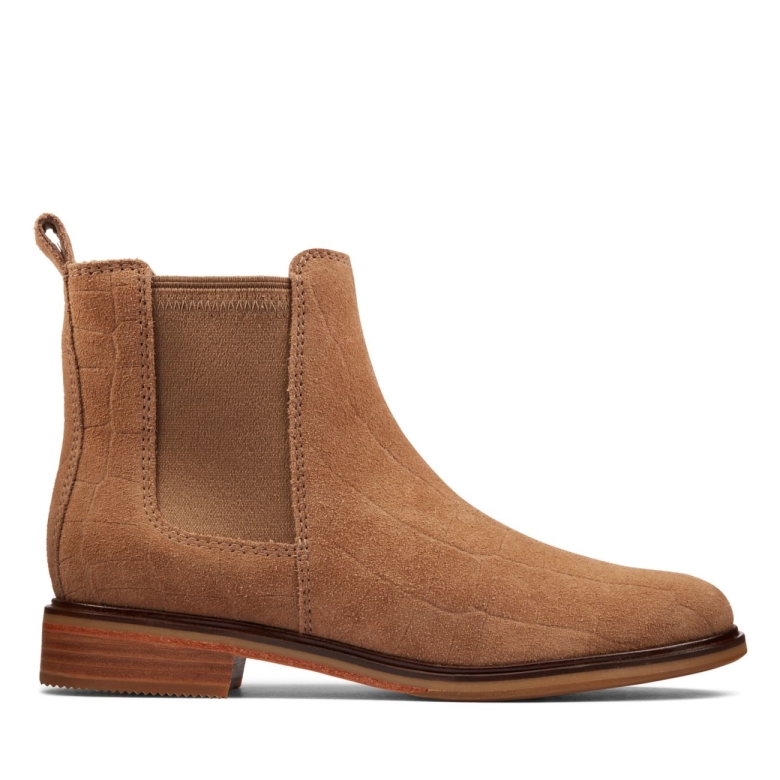 Tan Croc Clarkdale Arlo Tan Croc Clarks