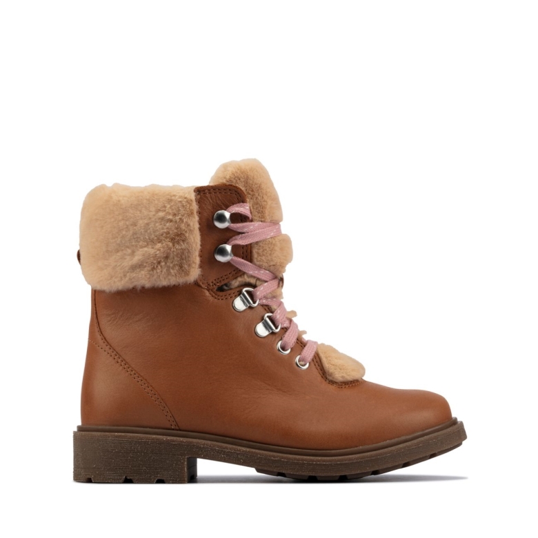 Hellbraunes Leder Clarks Astrol Walker Kleinkind Hellbraunes Leder