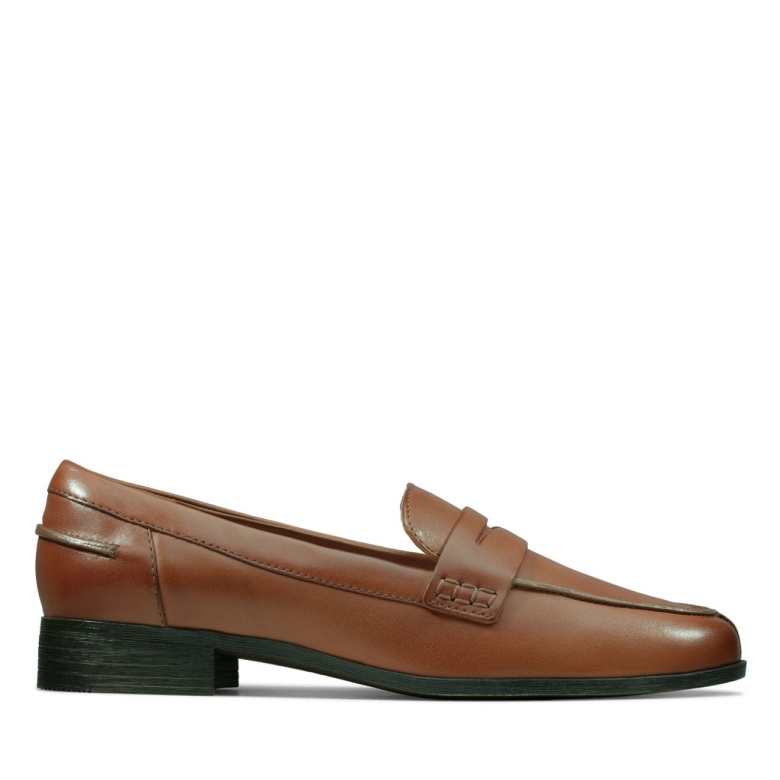 Hellbraunes Leder Clarks Humble Loafer Hellbraunes Leder