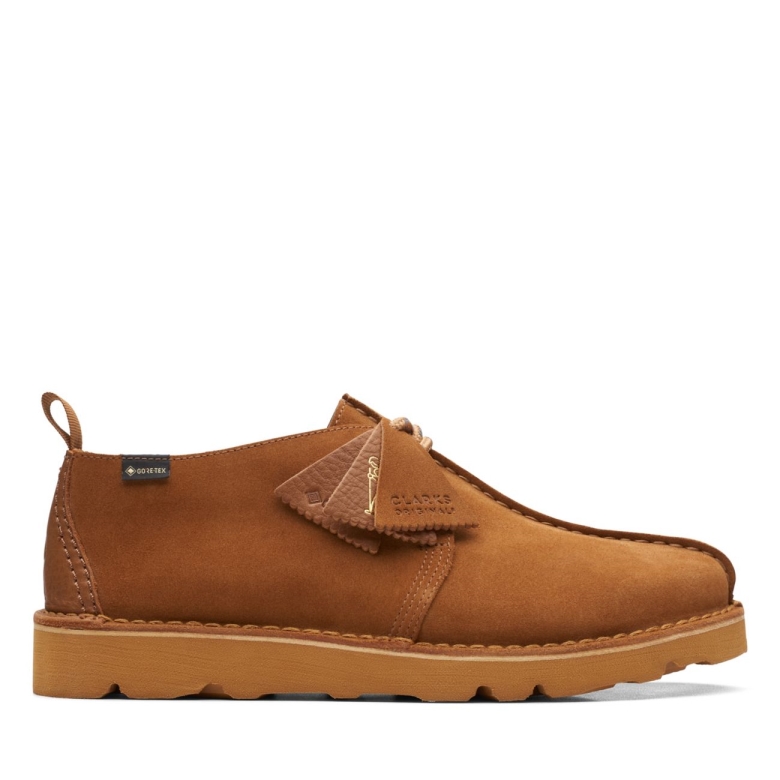 Hellbraunes Wildleder Clarks Desert Trek Gore-Tex Hellbraunes Wildleder