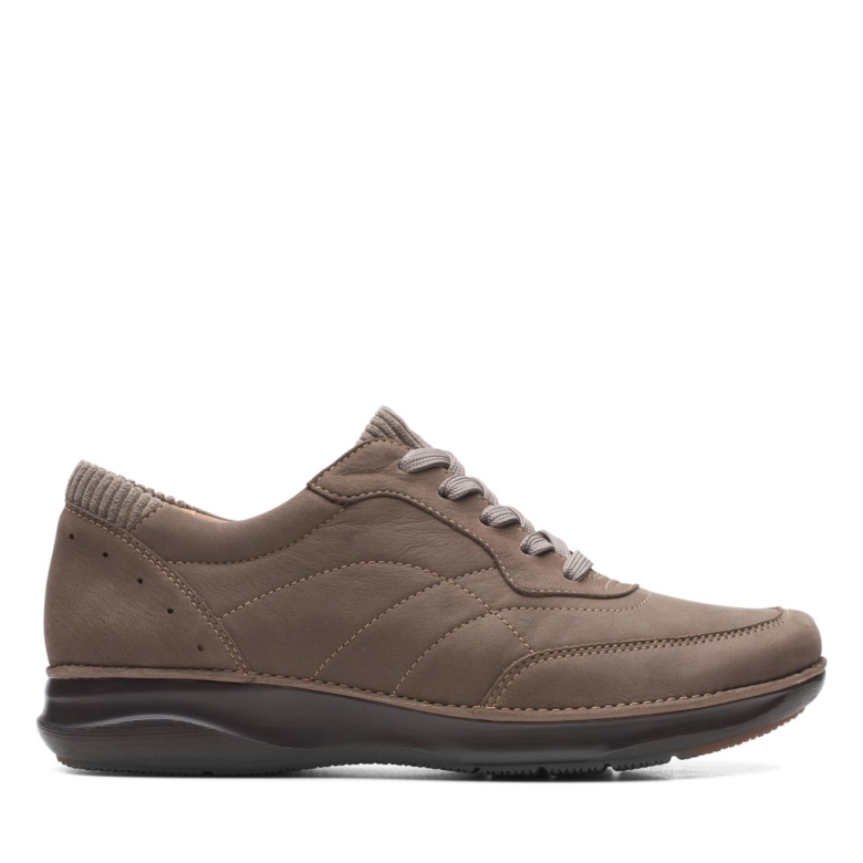 Appley-krawatte Aus Taupefarbenem Nubukleder Clarks Aus Taupefarbenem Nubukleder