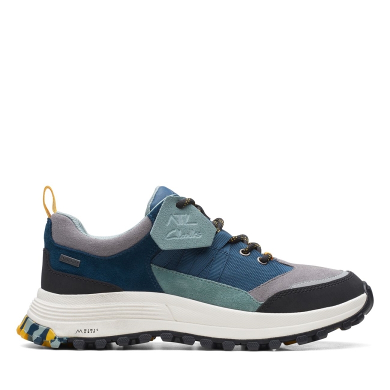 Blaugrün Kombi Clarks Atl Trek Path Gore-tex Blaugrün Kombi