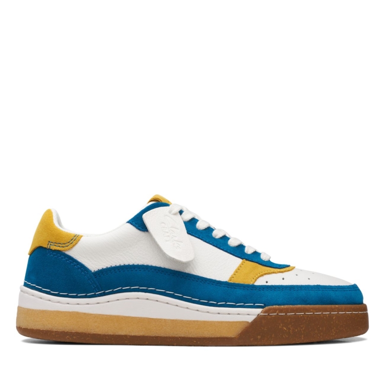 Blaugrüne Kombination Clarks Craft Court Lace Blaugrüne Kombination