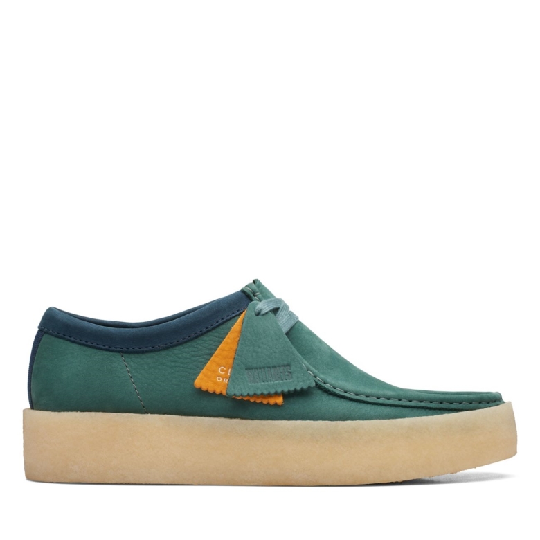 Blaugrüne Wallabee-tasse Blaugrüne Clarks