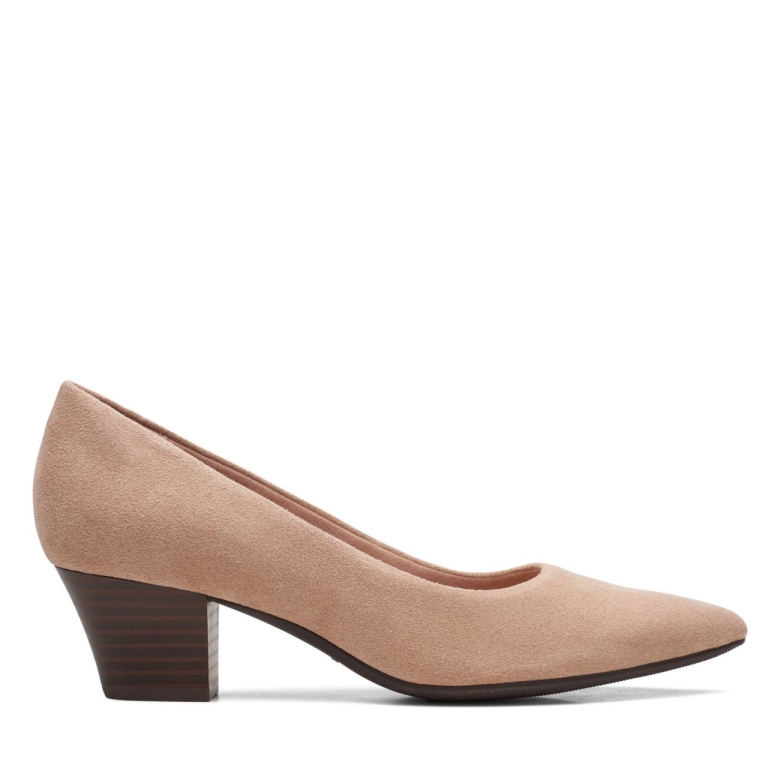 Teresa Step Praline Wildleder Clarks Praline Wildleder