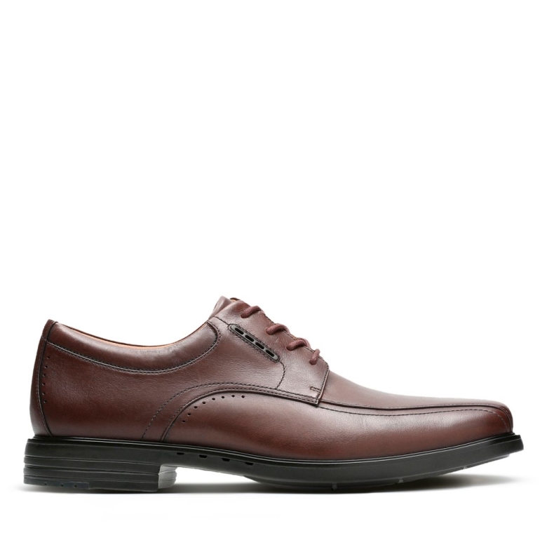 Un Kenneth Way Braunes Leder Clarks Braunes Leder