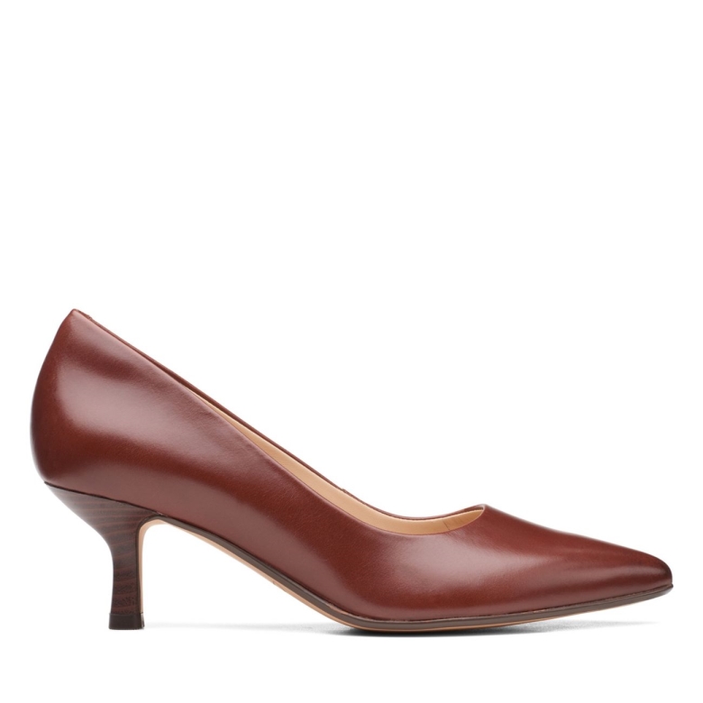 Violett 55 Rae Leder In Britisch-braun Leder In Brit-braun Clarks