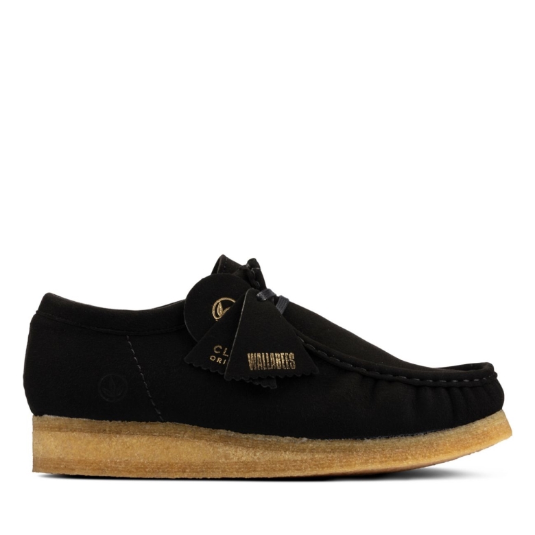 Wallabee Schwarz Vegan Schwarz Vegan Clarks