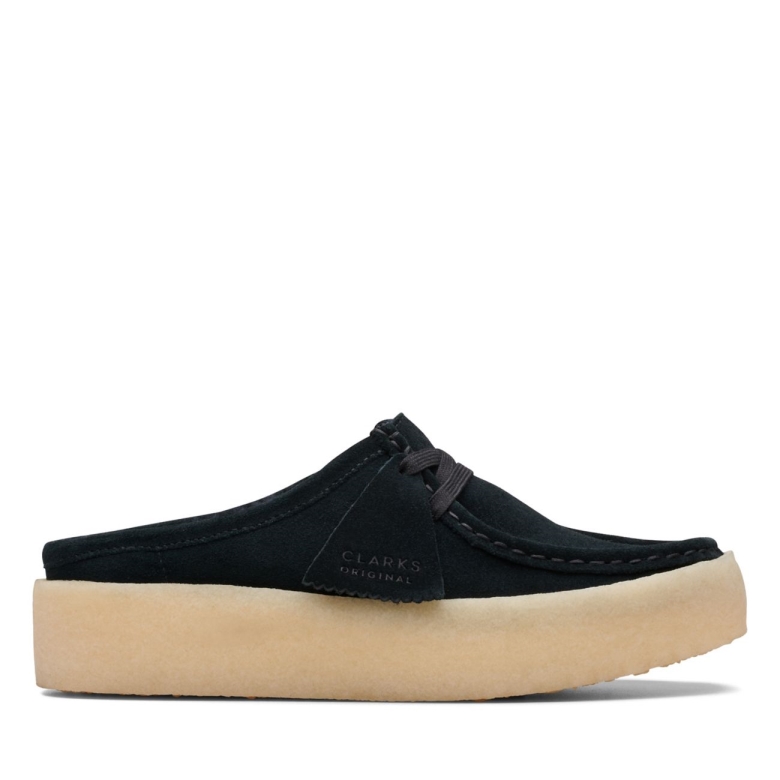 Wallabee Cup Lo Schwarzes Wildleder Warm Gefüttert Clarks Schwarzes Wildleder Warm Gefüttert