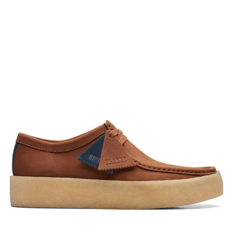 Wallabee Cup Hellbraunes Nubukleder Clarks Hellbraunes Nubukleder