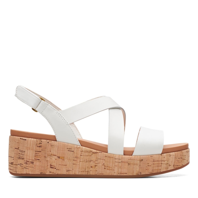 Weißer Kimmei Kork White Clarks