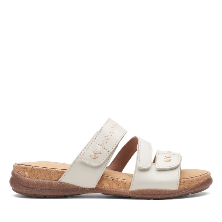 Weißes Leder Roseville Bay Weißes Leder Clarks