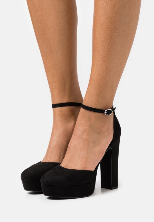 Schwarze Clarks High Heels