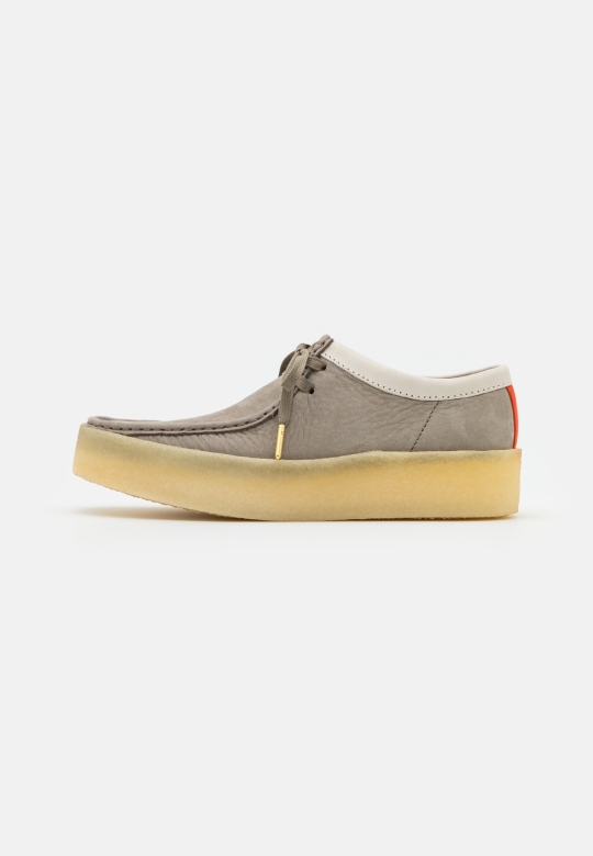 Wallabee Cup Lässige Schnürschuhe Grau Clarks