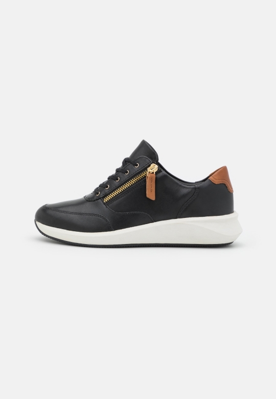 Rio Zip Turnschuhe Schwarz Clarks