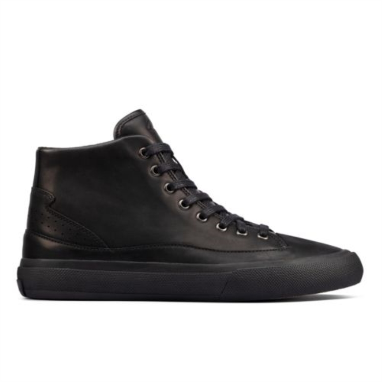 Aceley Zip Hallo Clarks Schwarzes Leder