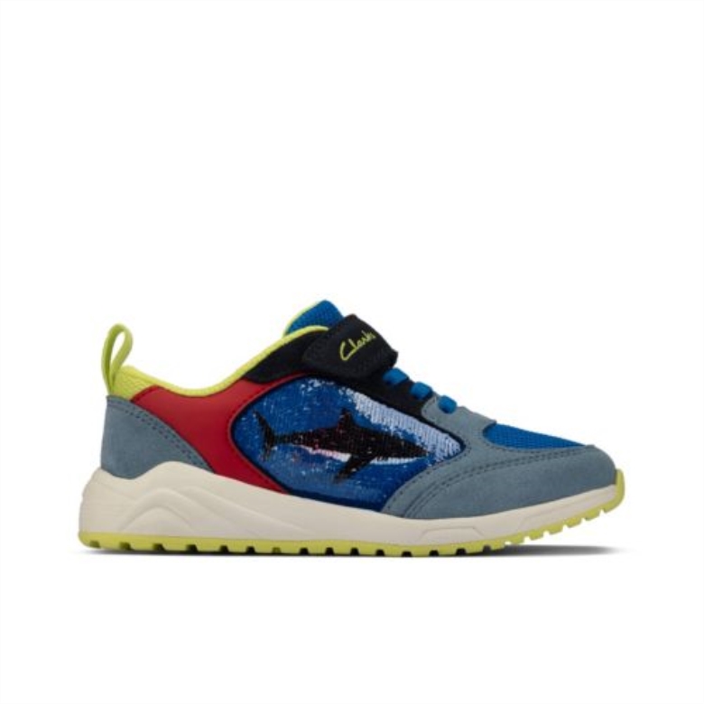 Aeon Flex Jnr F Fit Clarks Hellblau Kombi