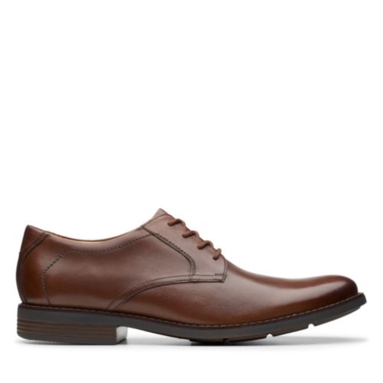 Becken Spitze Dunkelbraunes Leder Clarks
