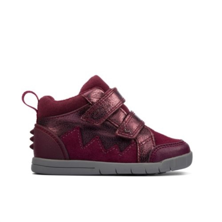 Beere Leder Clarks Rex Park Fst F Fit