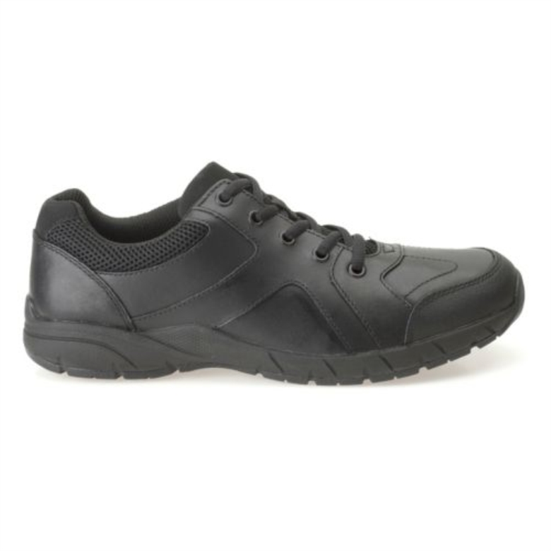 Black Clarks Air Norfolk Jnr F Fit