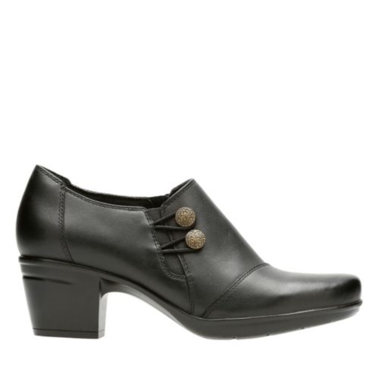 Black Clarks Emslie Warren