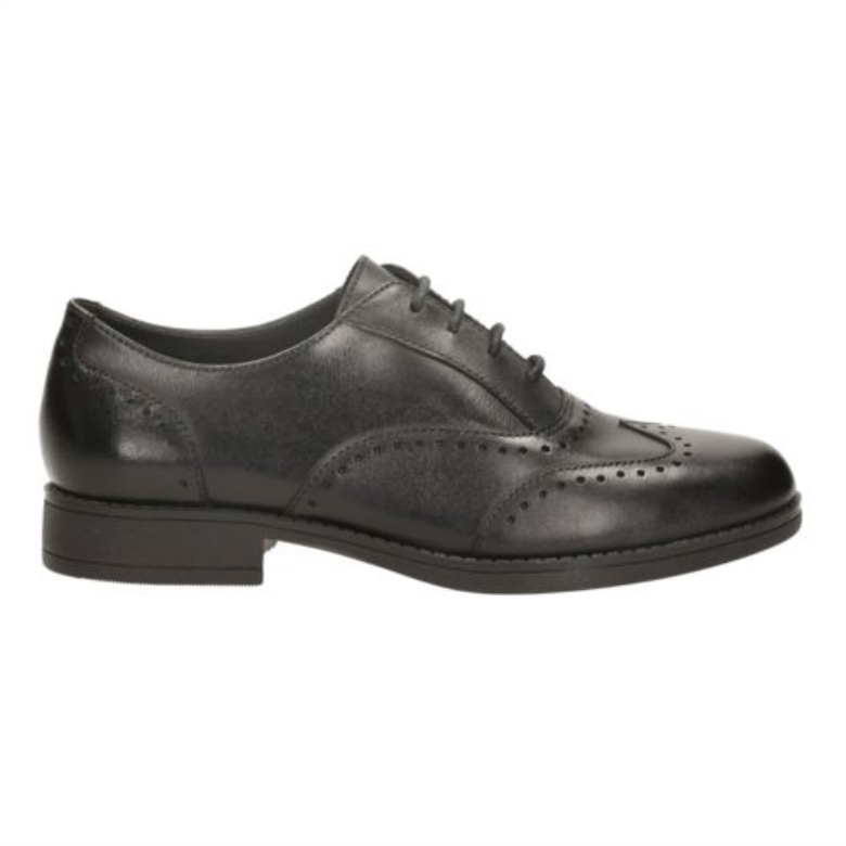 Black Clarks Sami Fizz Jnr G Fit