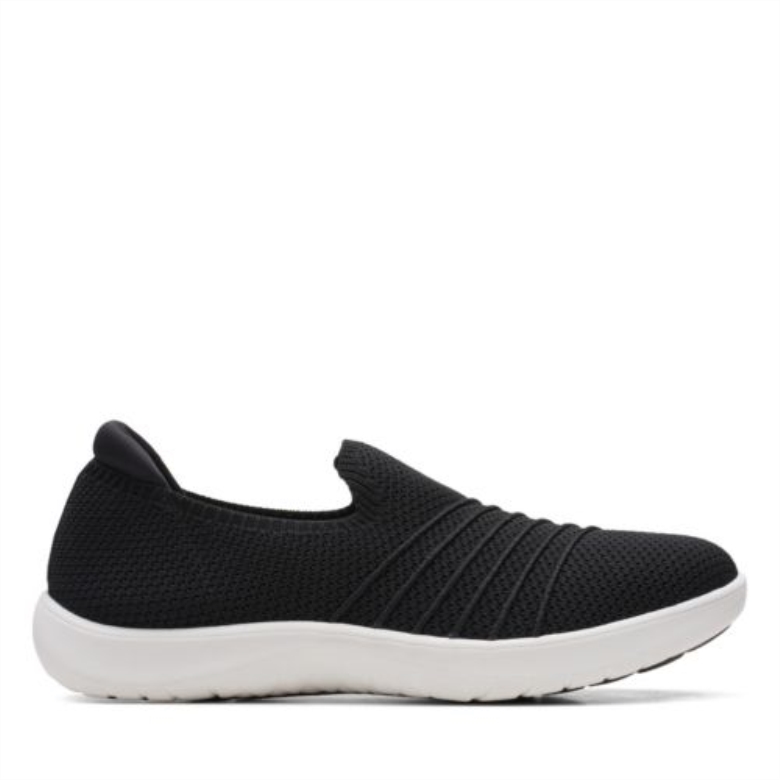 Schwarzer Strick Clarks Adella Schritt