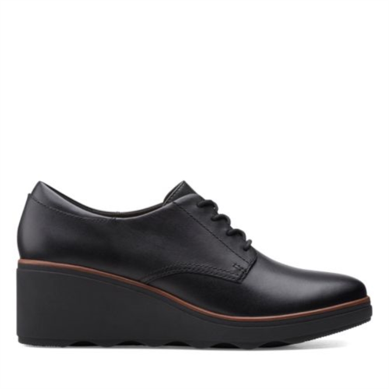 Schwarzes Leder Mazy Hyannis Clarks