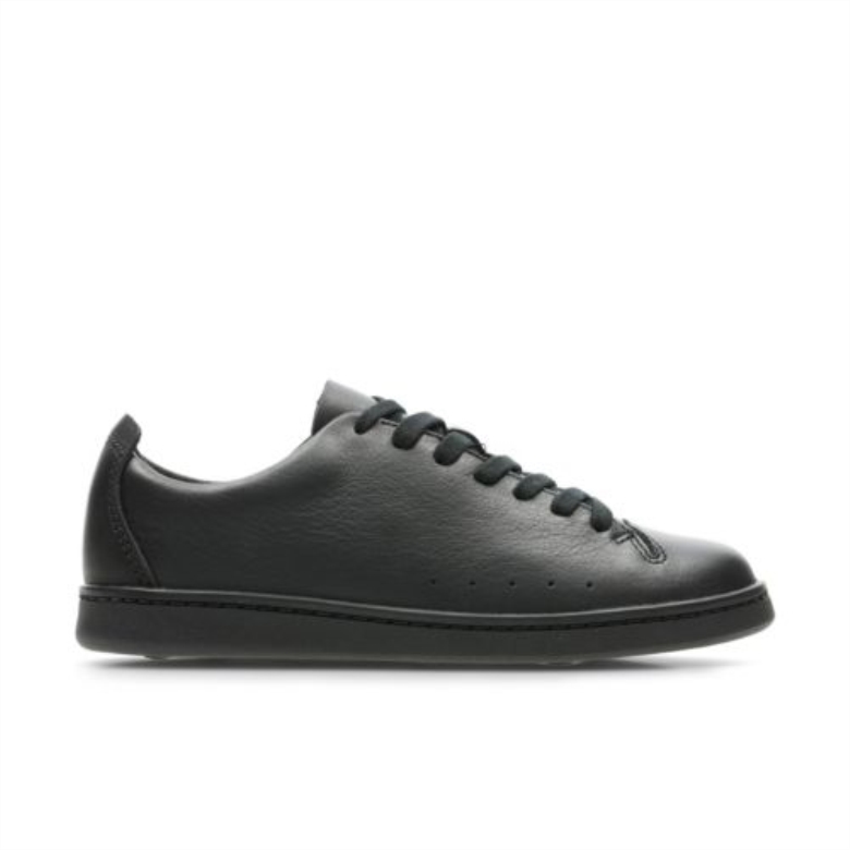 Schwarzes Leder Nate Lace Jnr G Fit Clarks