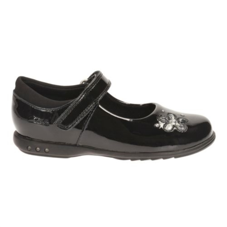 Schwarz Lack Clarks Trixi Candy Inf E Fit