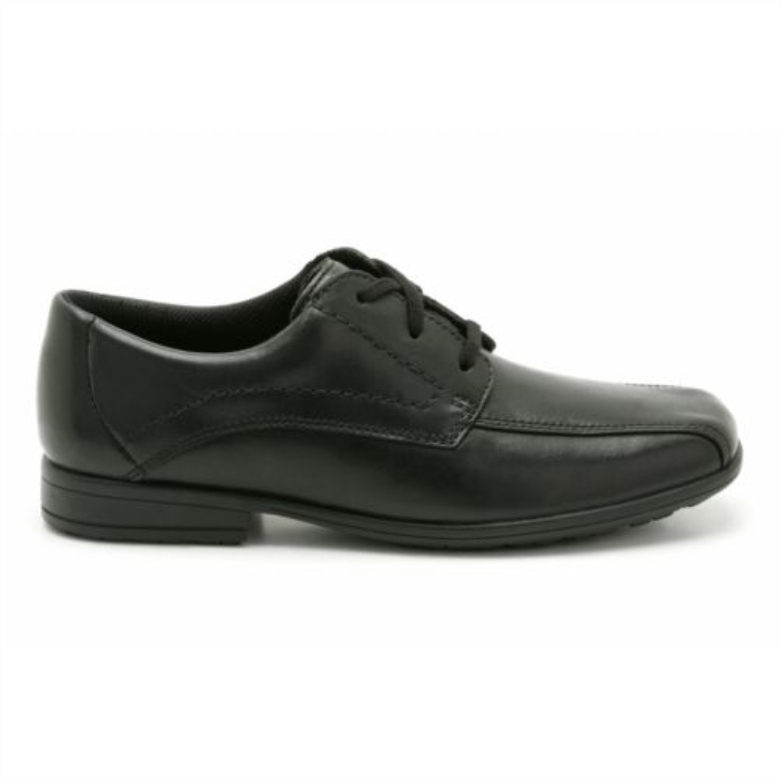 Bradford Jnr F Fit Clarks Schwarz