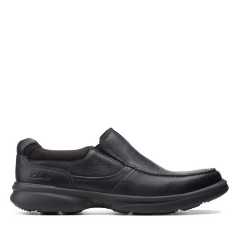 Bradley Free Clarks Aus Schwarzem Leder