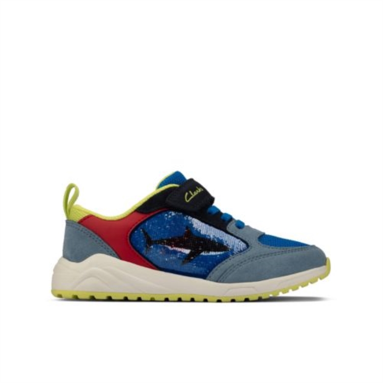 Bright Blue Comb Clarks Aeon Flex Inf G Fit