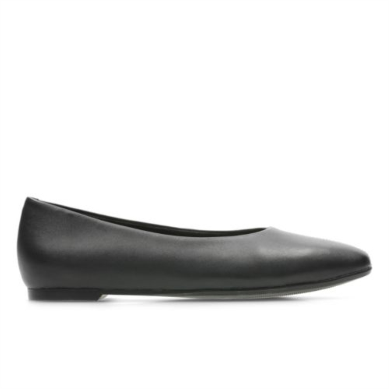 Chia Violett Schwarz Leder Clarks