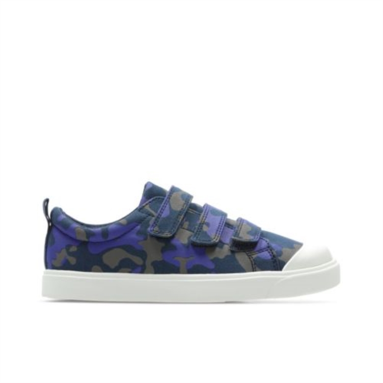 City Flarelo Inf G Fit Clarks Navy Camo