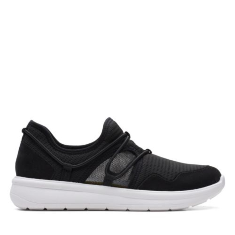 Clarks Schwarzer Kombi-ezera-sprung