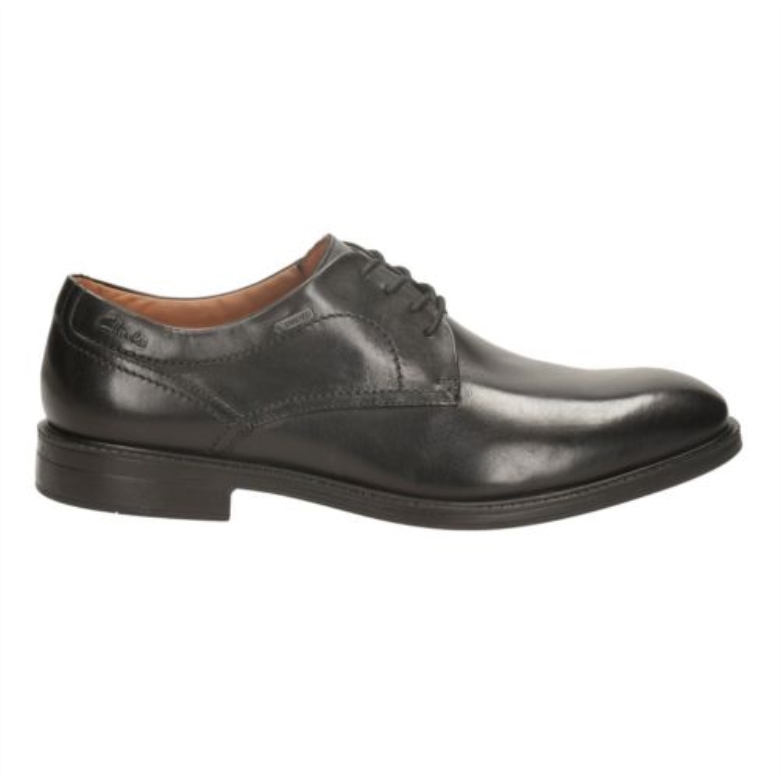 Clarks Chilver Walk Gtx Aus Schwarzem Leder