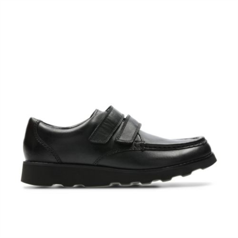 Clarks Schwarz Leder Krone Tate Inf G Fit