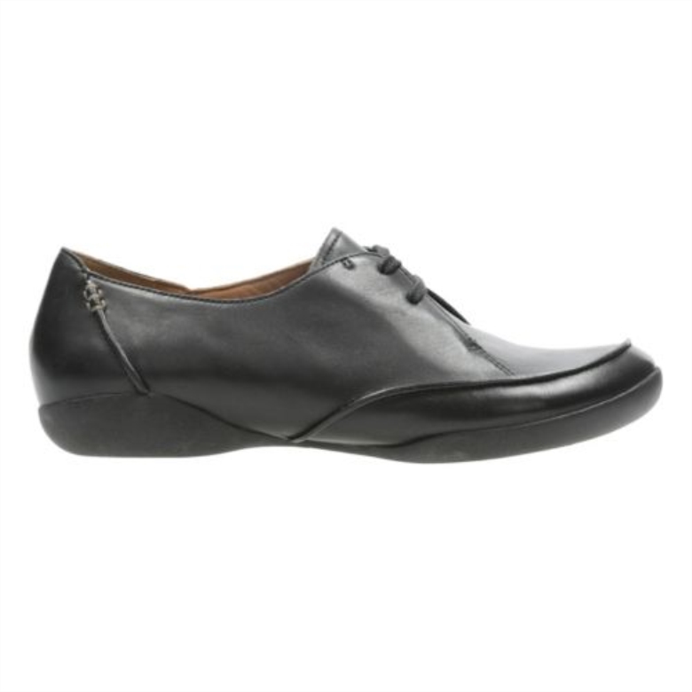 Clarks Schwarzes Leder Felicia Vale