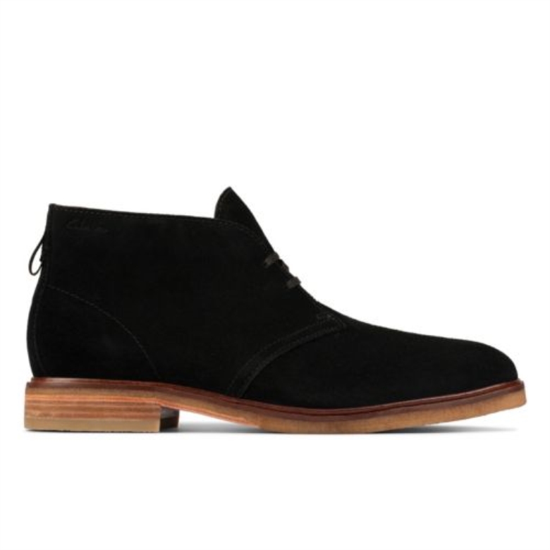 Clarks Schwarzes Wildleder Clarkdale D Bt