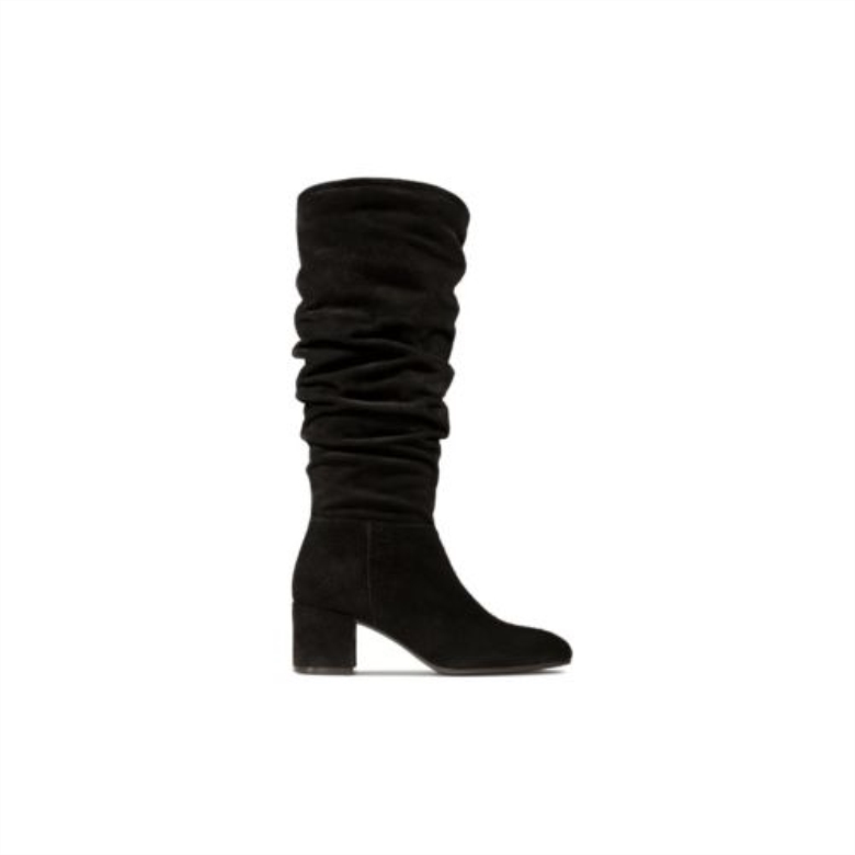 Clarks Schwarzer Wildleder-slouch