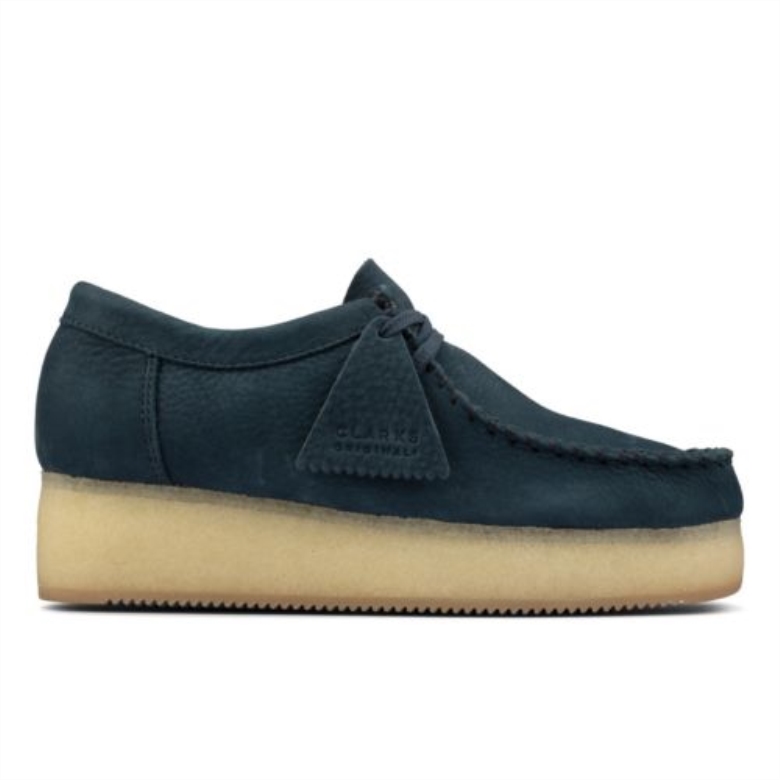 Clarks Blau Nubuk Wallacraft Lo