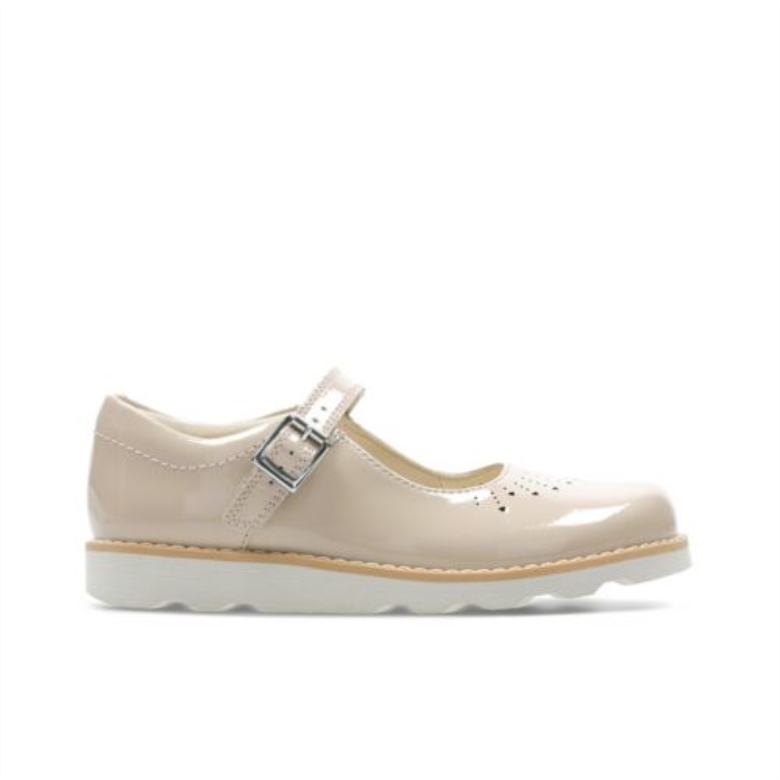 Clarks Blush Crown Jump Jnr F Fit