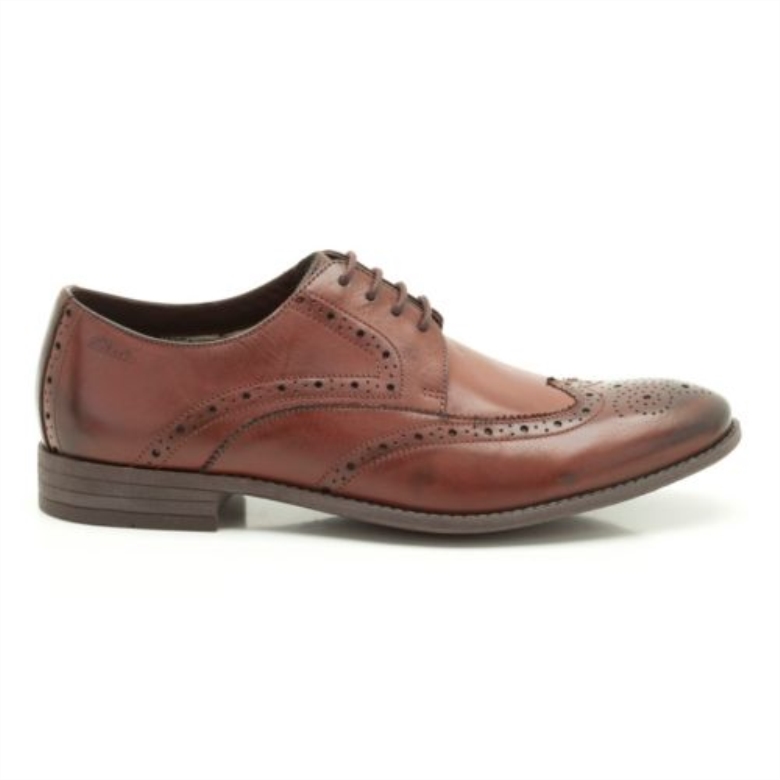 Clarks Kartenlimit Aus Braunem Leder