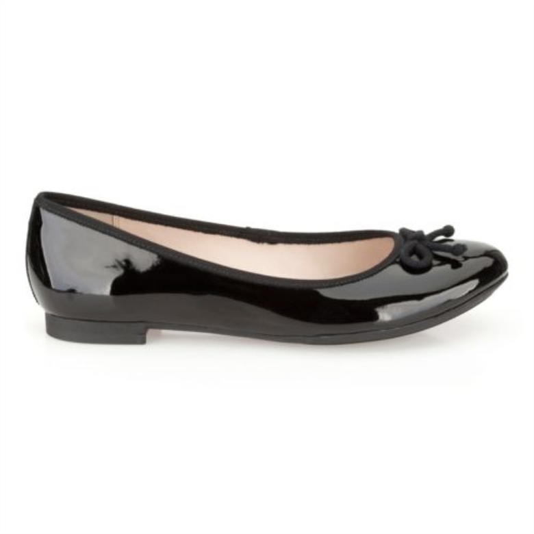 Clarks Carousel Ride, Schwarzes Lackleder