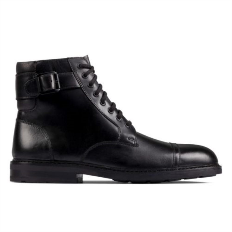 Clarks Clarkdale Hallo Schwarzes Leder