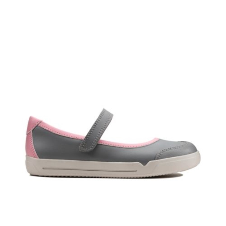 Clarks Emery Halo Jnr G Fit Grau
