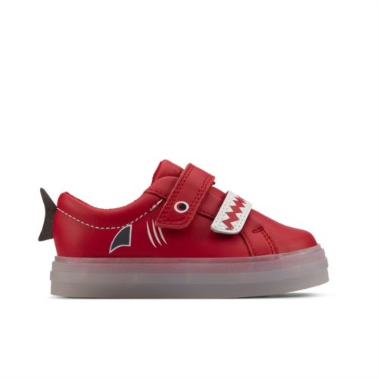 Clarks Flarescalelo Fst G Fit Rotes Leder